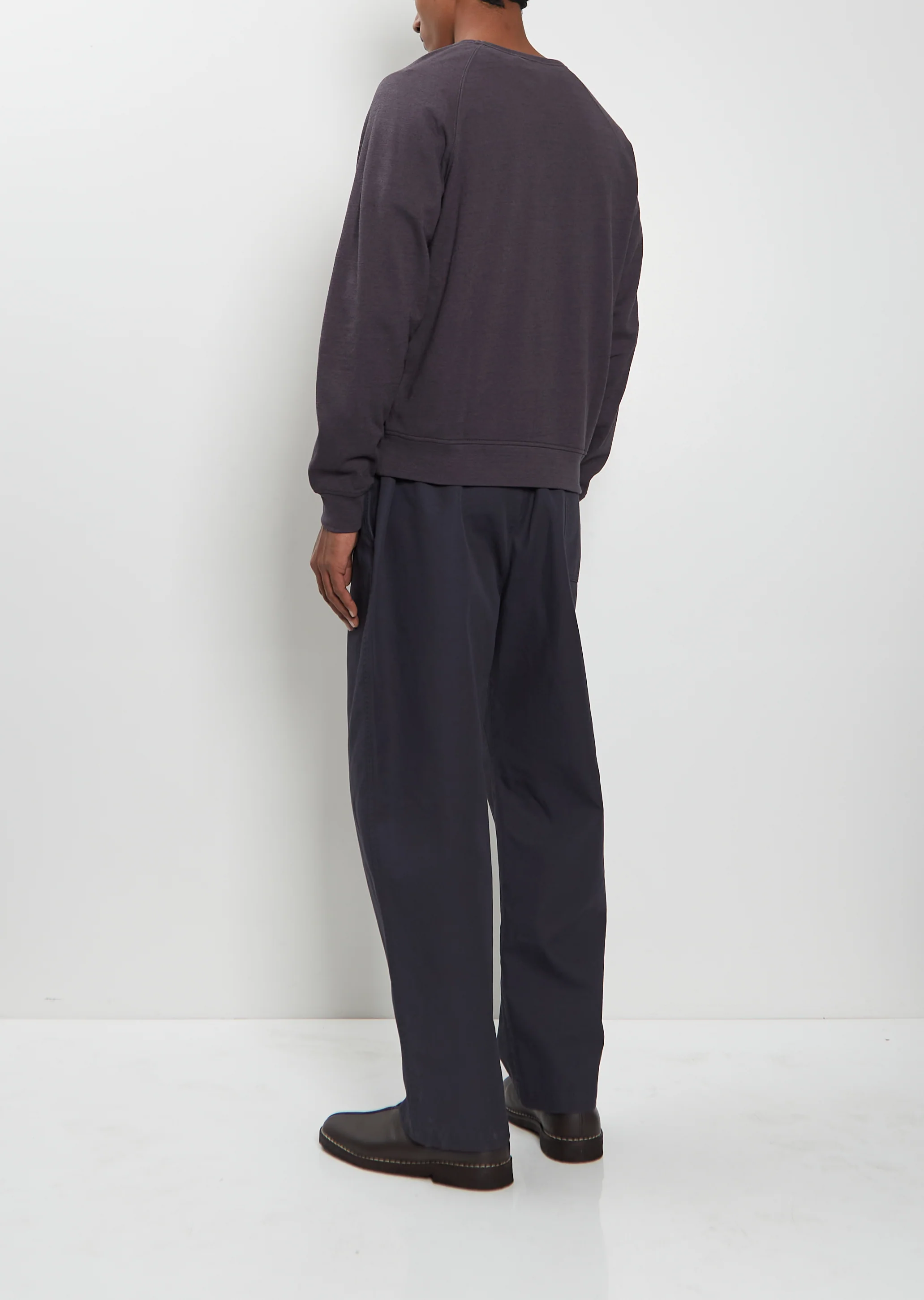 Crew Neck Cotton Wool Sweatshirt - Image 3