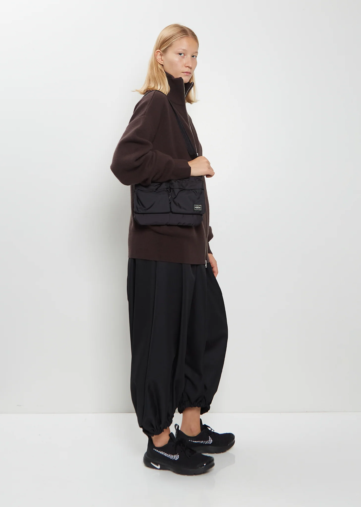 Force Technical Shoulder Bag — Black - Image 3