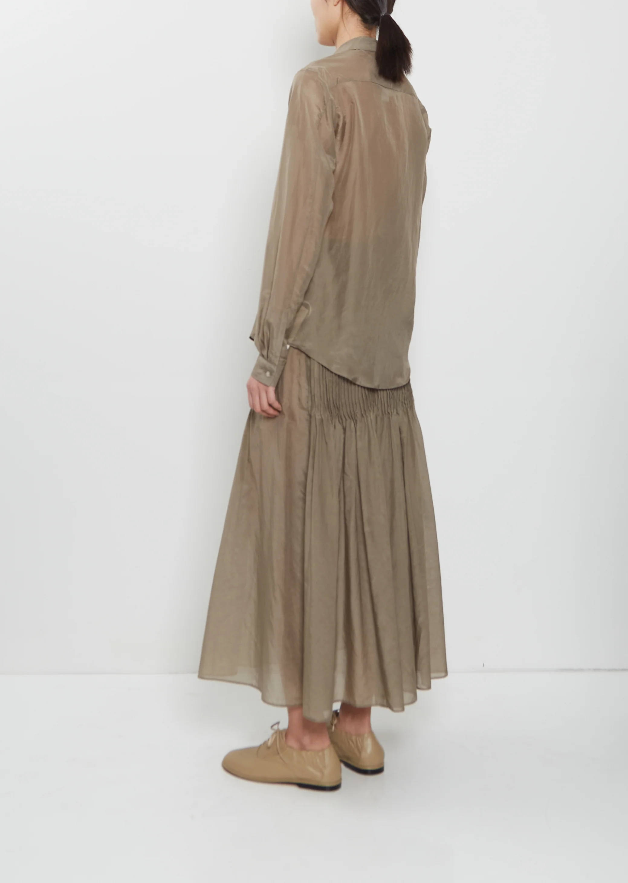 Sheer Cotton Silk Shirt - Image 3